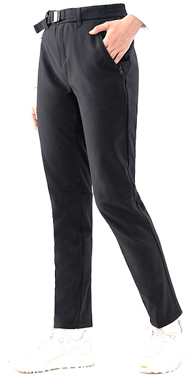 Брюки женские Kailas Windproof Softshell Black - Фото 3 большая