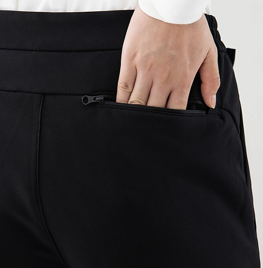 Брюки женские Kailas Windproof Softshell Black - Фото 4 большая