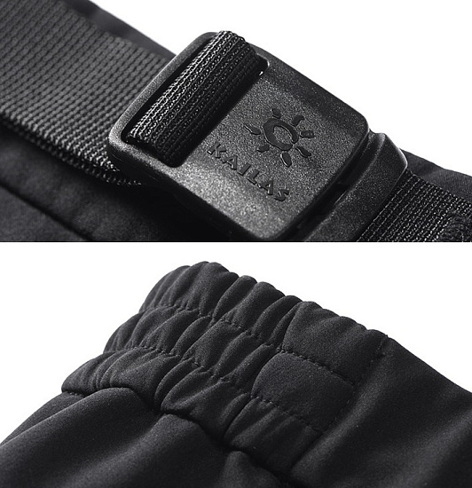 Брюки женские Kailas Windproof Softshell Black - Фото 7 большая