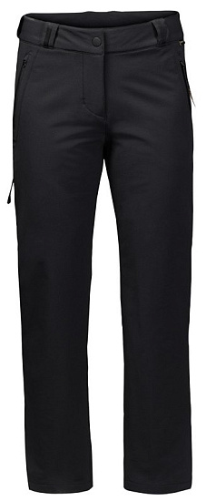 Брюки женские Jack Wolfskin Activate Thermic Long Black - Фото 1 большая