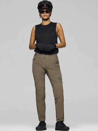 Брюки женские Norrona Fjora Flex1 Bungee cord - Фото 4 большая