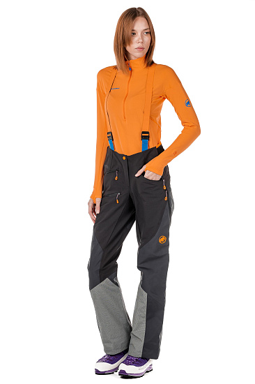 Брюки женские Mammut Eisfeld Guide SO Black - Фото 6 большая
