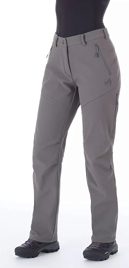 Брюки женские Mammut Winter Hiking SO Titanium - Фото 2 большая