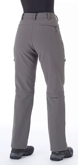Брюки женские Mammut Winter Hiking SO Titanium - Фото 3 большая