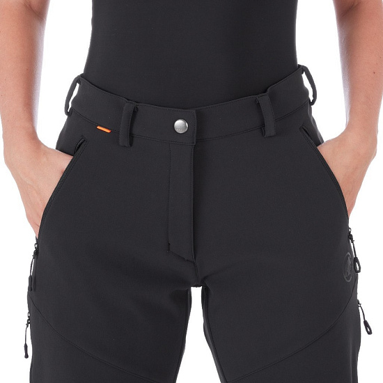 Брюки женские Mammut Winter Hiking SO Black Short - Фото 5 большая