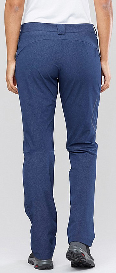 Брюки женские Salomon Wayfarer As Straight Navy - Фото 3 большая