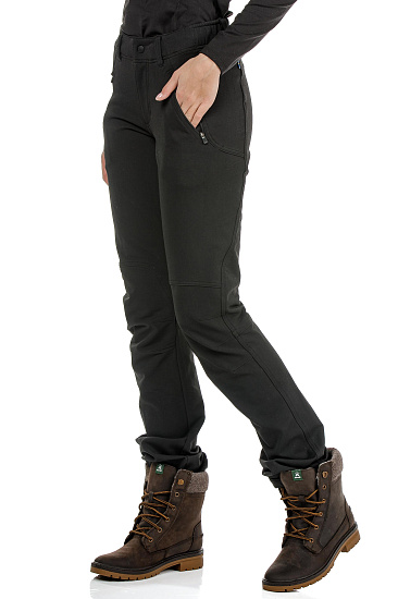 Брюки женские Fjallraven Oulu Black - Фото 3 большая