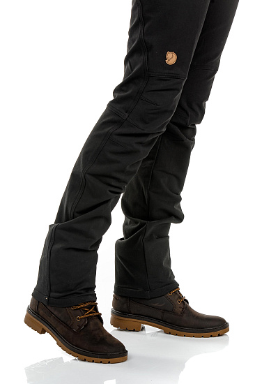Брюки женские Fjallraven Oulu Black - Фото 5 большая