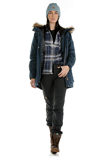 Брюки женские Fjallraven Oulu Black - Фото 6 большая