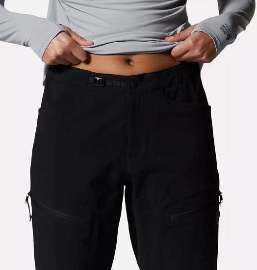 Брюки женские Mountain Hardwear Chockstone Alpine Black - Фото 4 большая