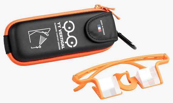 Очки для страховки YY Vertical Plasfun Evo Orange - Фото 4 большая