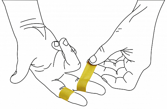 Пластырь C.A.M.P. Climbing Tape Yellow - Фото 2 большая