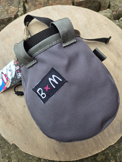 Мешок для магнезии Boulder Monsters 110326 Страховка готова (принт) Серый - Фото 3 большая