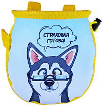 Мешок для магнезии Boulder Monsters 110326 Страховка готова (принт) Жёлтый