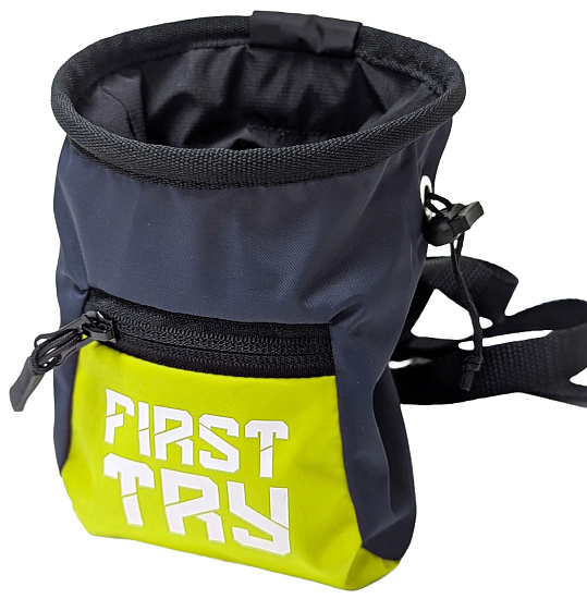 Мешок для магнезии First Try Малый 111125 Лайм/Тёмно-Синий - Фото 1 большая