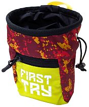 Мешок для магнезии First Try Малый 111125 Лайм/Красный Пиксель