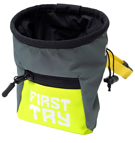 Мешок для магнезии First Try Малый 111125 Неон/Серый - Фото 1 большая