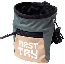 Мешок для магнезии First Try Малый 111125 Бежевый/Серый