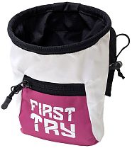 Мешок для магнезии First Try Малый 111125 Розовый/Белый