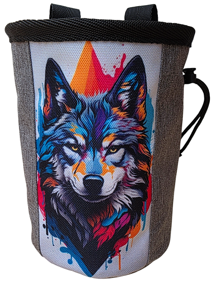 Мешок для магнезии Boulder Monsters Волк - Фото 1 большая