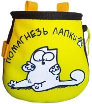 Мешок для магнезии Boulder Monsters Помагнезь лапки (принт)