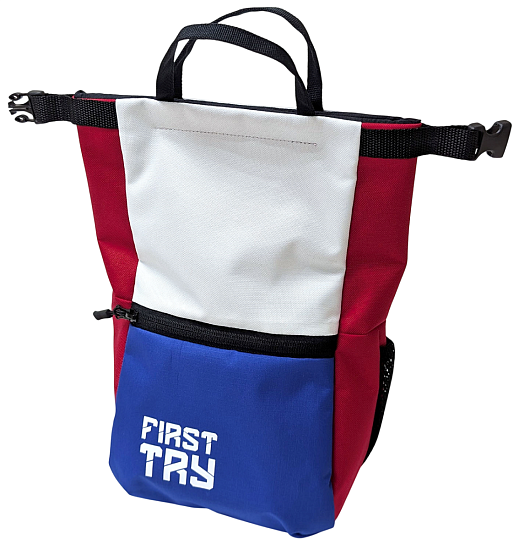 Мешок для магнезии First Try Большой 71125 L Синий/Белый/Красный - Фото 1 большая