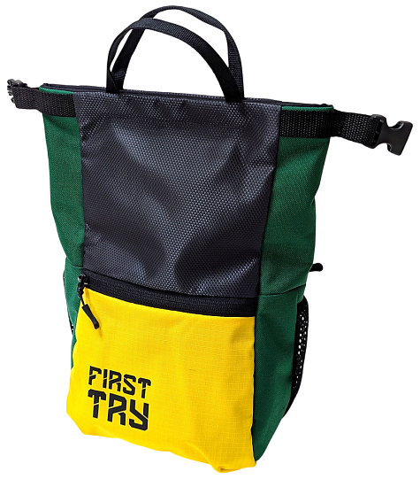Мешок для магнезии First Try Большой 71125 L Жёлтый/Тёмно-Серый/Зелёный - Фото 1 большая