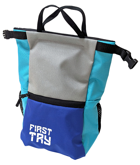 Мешок для магнезии First Try Большой 71125 L Синий/Серый/Голубой - Фото 1 большая