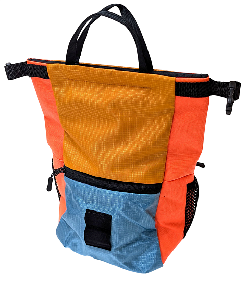 Мешок для магнезии First Try Большой 71125 L Голубой/Морковный/Оранжевый - Фото 2 большая