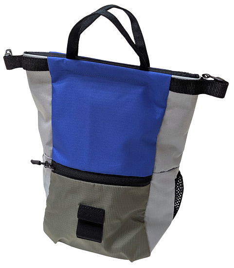 Мешок для магнезии First Try Большой 71125 L Серый/Синий/Серый - Фото 2 большая