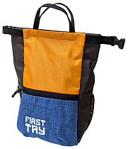 Мешок для магнезии First Try Большой 71125 L Синий/Оранжевый/Коричневый