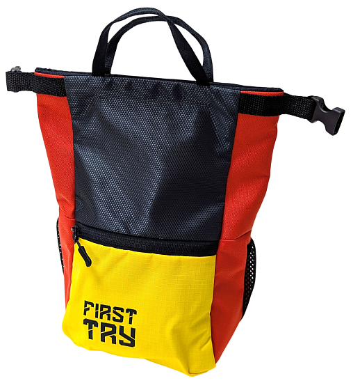Мешок для магнезии First Try Большой 71125 L Жёлтый/Тёмно-Серый/Рыжий - Фото 1 большая
