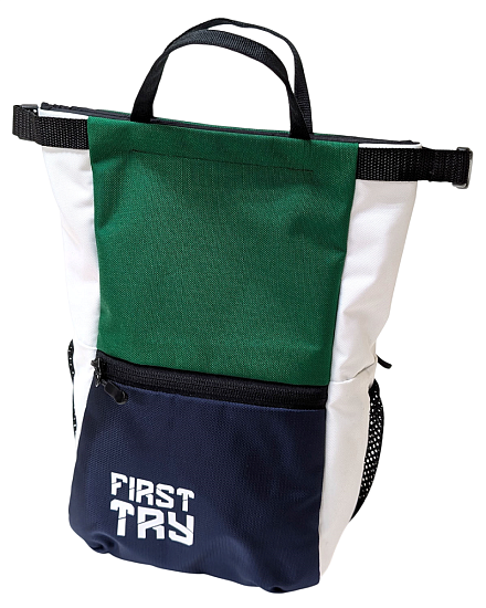Мешок для магнезии First Try Большой 71125 L Синий/Зелёный/Белый - Фото 1 большая