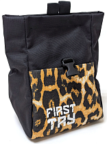 Мешок для магнезии First Try Большой 100326 S Леопард/Черный