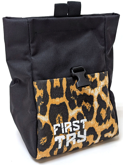 Мешок для магнезии First Try Большой 100326 S Леопард/Черный - Фото 1 большая