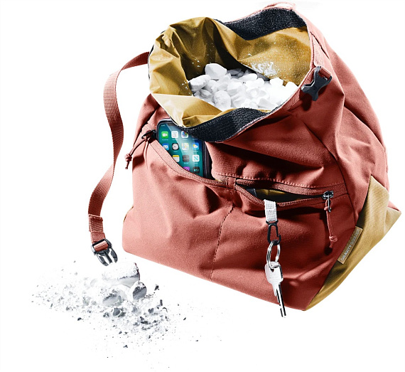 Мешок для магнезии Deuter Gravity Boulder Bag Redwood-Clay - Фото 3 большая