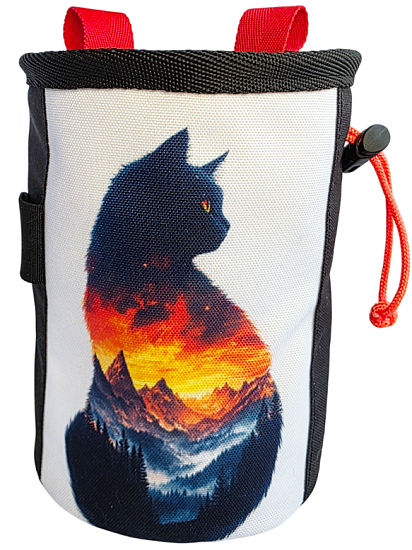 Мешок для магнезии Boulder Monsters 110326 Горный кот (принт) - Фото 1 большая