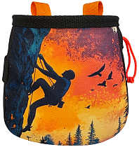 Мешок для магнезии Boulder Monsters 110326 Скалолазный сезон (трапеция) (принт)