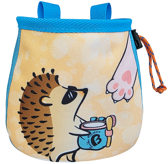 Мешок для магнезии Boulder Monsters 110326 Ёжик и мешочек (принт) - Фото 1 большая