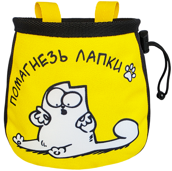 Мешок для магнезии Boulder Monsters 110326 Помагнезь лапки!!! (принт) - Фото 1 большая