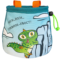 Мешок для магнезии Boulder Monsters 110326 Ноги…ноги, главное - хвост (принт) Изумрудный