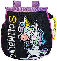 Мешок для магнезии Boulder Monsters 110326 Единорожка (принт) Сиреневый