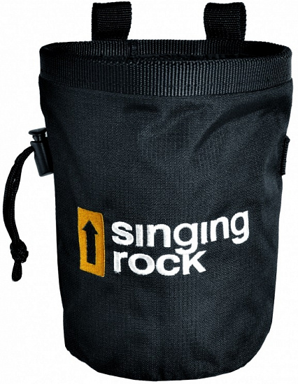 Мешок для магнезии Singing Rock Chalk Bag L Black - Фото 1 большая