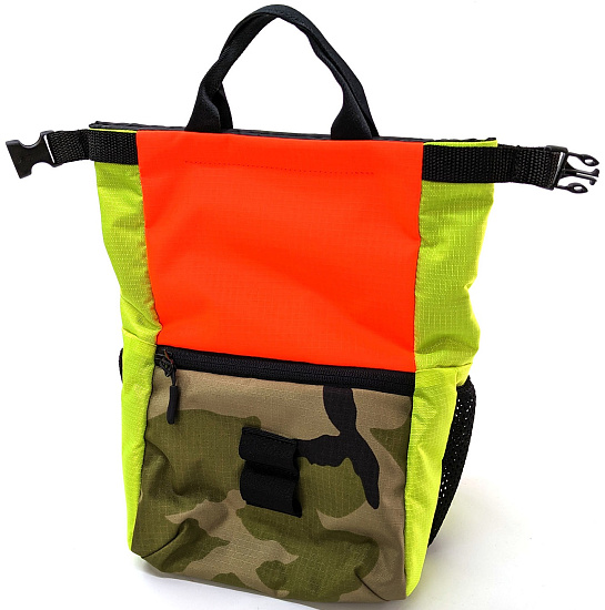 Мешок для магнезии боулдеринговый First Try Orange/Camo/Green - Фото 2 большая