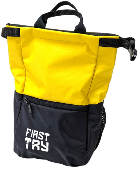 Мешок для магнезии First Try Большой 240725 L Чёрный/Жёлтый - Фото 1 большая