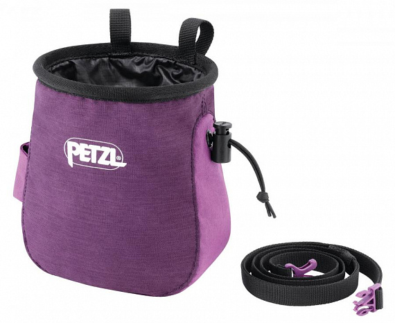 Мешок для магнезии Petzl Saka Violet - Фото 1 большая