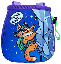 Мешок для магнезии Boulder Monsters Котик - скалолаз
