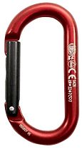 Карабин Kong Oval Alu Straight Gate Red