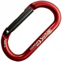 Карабин Kong Oval Alu Straight Gate Red