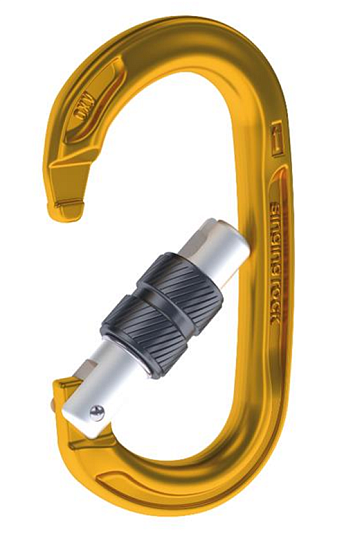 Карабин Singing Rock OXY Screw Gold - Фото 2 большая